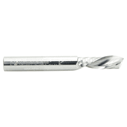 1/4" x 2" Down-Cut 'O' Plastic Cutting CNC Spiral Router Bit, 1-Flute, 1/4" Shank - Alt Image 2