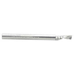 1/8" x 1-1/2" Down-Cut 'O' Aluminum Cutting CNC Spiral Router Bit, 1-Flute, 1/8" Shank - Alt Image 1
