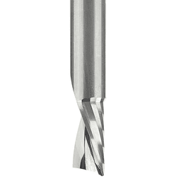 3/8" x 3" Down-Cut 'O' Plastic Cutting CNC Spiral Router Bit, 1-Flute, 3/8" Shank - Alt Image 1