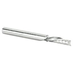 3/16" x 2" Down-Cut 'O' Plastic Cutting CNC Spiral Router Bit, 1-Flute, 3/16" Shank - Alt Image 2