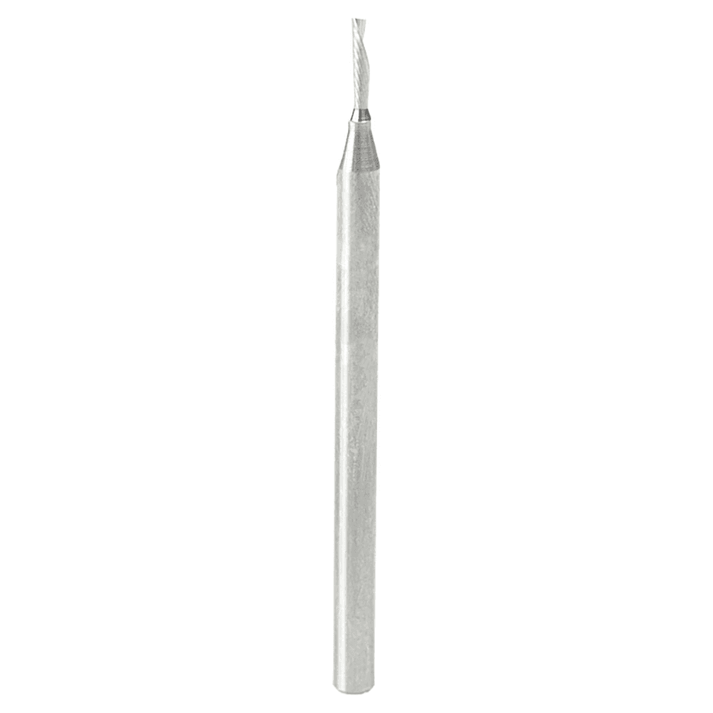 1/16" x 2" Down-Cut 'O' Plastic Cutting CNC Spiral Router Bit, 1-Flute, 1/8" Shank - Main Image