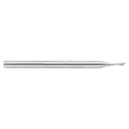 1/16" x 2" Down-Cut 'O' Plastic Cutting CNC Spiral Router Bit, 1-Flute, 1/8" Shank - Alt Image 1