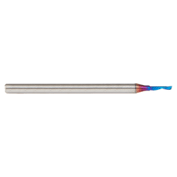 1/16" x 1/4" Spektra Extreme Tool Life Coated Down-Cut 'O' Plastic Cutting CNC Spiral Router Bit, 1-Flute, 1/8" Shank Alt 2 - Image