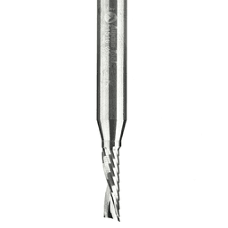 5/32" x 2" Down-Cut 'O' Plastic Cutting CNC Spiral Router Bit, 1-Flute, 1/4" Shank - Alt Image 1