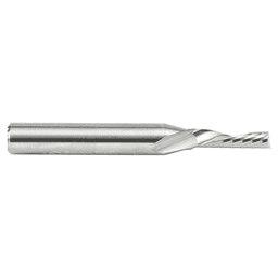 5/32" x 2" Down-Cut 'O' Plastic Cutting CNC Spiral Router Bit, 1-Flute, 1/4" Shank - Alt Image 2