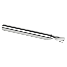 3/16" x 2" x 3/8" Down-Cut 'O' Plastic Cutting CNC Spiral Router Bit, 1-Flute, 3/16" Shank - Alt Image 3