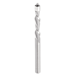 1/4" x 3-1/2" Aluminum Cutting Down-Cut Flush Trim Spiral Bit, 2-Flute, 1/4" Shank - Alt Image 1