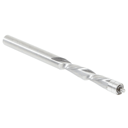 1/4" x 3-1/2" Aluminum Cutting Down-Cut Flush Trim Spiral Bit, 2-Flute, 1/4" Shank - Alt Image 3
