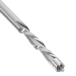 1/4" x 3-1/2" Aluminum Cutting Down-Cut Flush Trim Spiral Bit, 2-Flute, 1/4" Shank - Alt Image 4