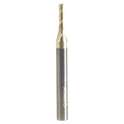 1/8" Dia x 1/2" Solid Carbide CNC Spiral Router Bit for Glass Reinforced Plastic Cutting, 1/4" Shank Up-Cut ZrN Coated Router Bit Main - Image