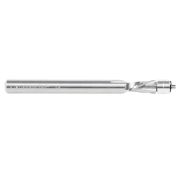 1/4" x 3" Aluminum Cutting Down-Cut Flush Trim Spiral Bit, 2-Flute, 1/4" Shank - Alt Image 2