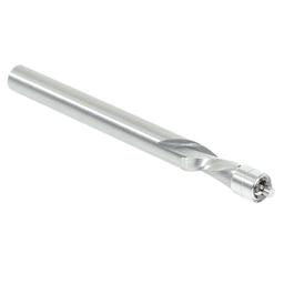 1/4" x 3" Aluminum Cutting Down-Cut Flush Trim Spiral Bit, 2-Flute, 1/4" Shank - Alt Image 3