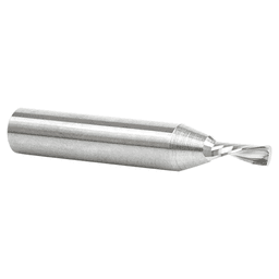 1/8" x 1-1/2" Down-Cut 'O' Plastic Cutting CNC Spiral Router Bit, 1-Flute, 1/4" Shank - Alt Image 2