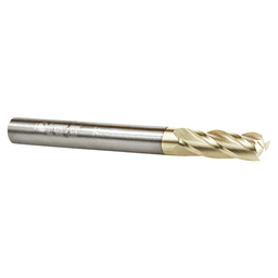 1/4" Dia x 3/4" Solid Carbide CNC Spiral Router Bit for Glass Reinforced Plastic Cutting, 1/4" Shank Up-Cut ZrN Coated Router Bit Alt 3 - Image