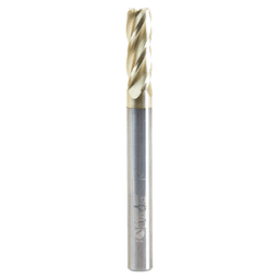 1/4" Dia x 3/4" Solid Carbide CNC Spiral Router Bit for Glass Reinforced Plastic Cutting, 1/4" Shank Up-Cut ZrN Coated Router Bit Main - Image