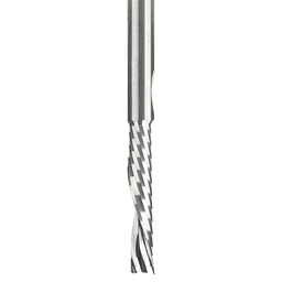 6mm x 75mm Down-Cut 'O' Plastic Cutting CNC Spiral Router Bit, 1-Flute, 6mm Shank - Alt Image 1