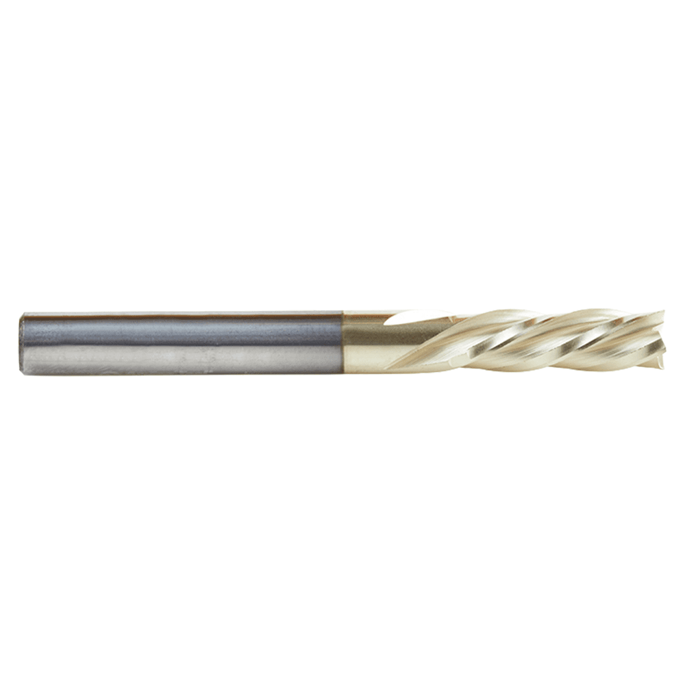 1/4" Dia x 3/4" Solid Carbide CNC Spiral Router Bit for Glass Reinforced Plastic Cutting, 1/4" Shank Down-Cut ZrN Coated Router Bit Alt 2 - Image