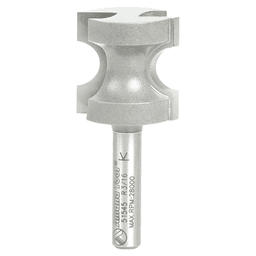 7/8" x 3/16" Radius Bull Nose Router Bit, 2-Flute, 1/4" Shank - Main Image