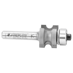 11/16" Dia x 1/2" Carbide Tipped Bull Nose Bit, 3/32" Radius, 1/4" Shank Alt 2 - Image