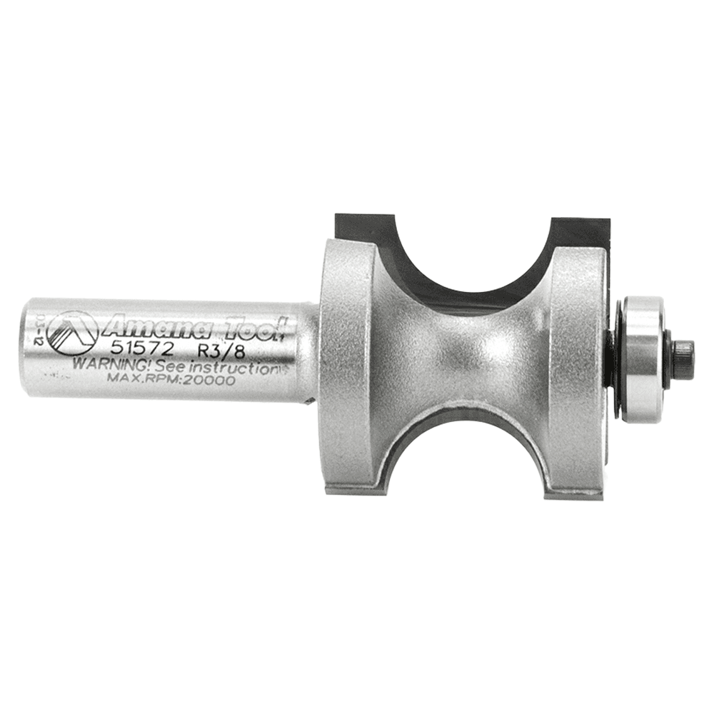 1-3/8" Dia x 1-5/16" Carbide Tipped Bull Nose Bit, 3/8" Radius, 1/2" Shank Alt 2 - Image
