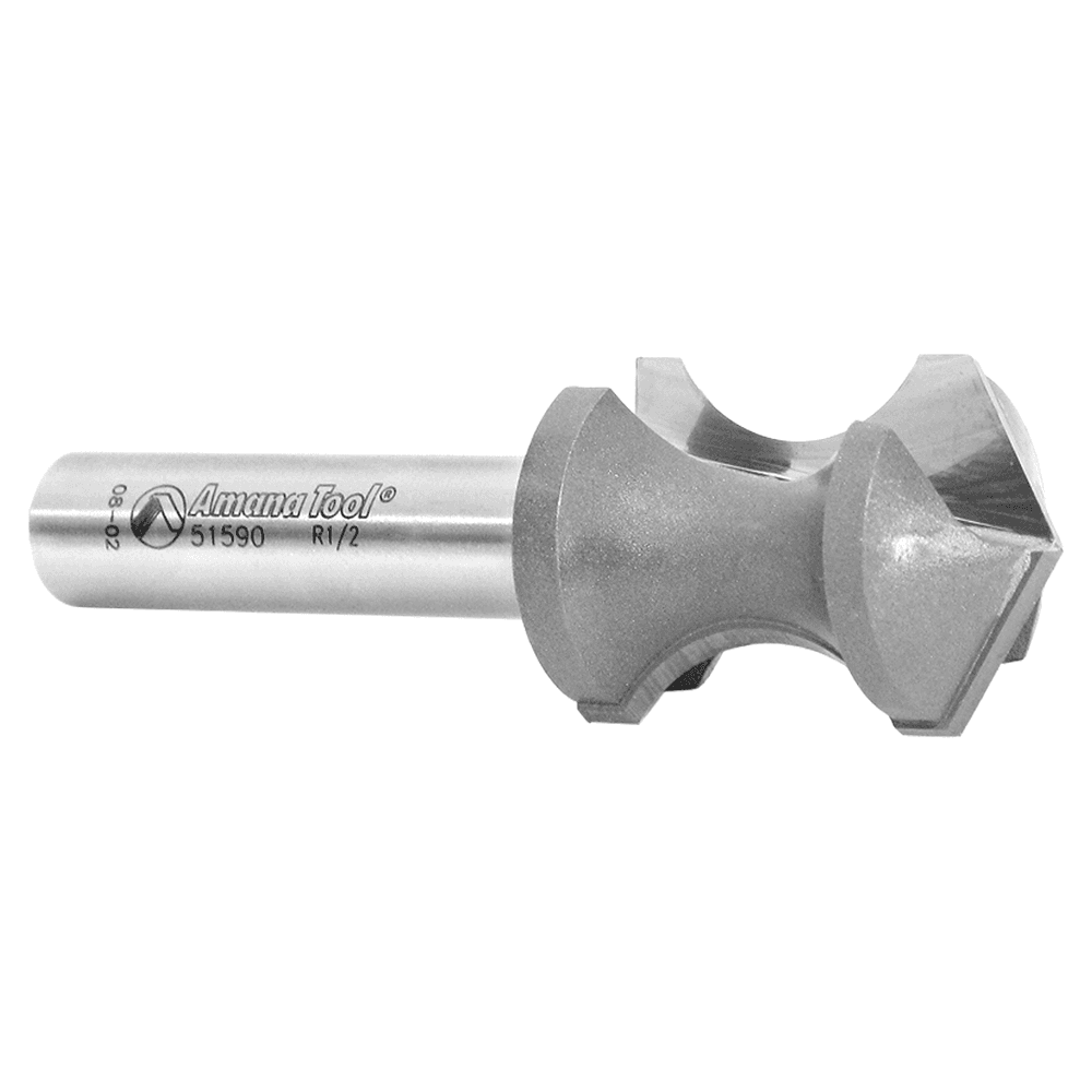 1-1/8" Dia x 1-9/16" Carbide Tipped Hand Grip Plunge 1/2" Radius x 28.9°, 1/2" Shank Alt 3 - Image