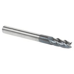 1/4" x 5/8" Solid Carbide AlTiN Coated CNC Variable Helix Spiral Square Bottom End Mill Bit, 4-Flute, 1/4" Shank Alt 3 - Image