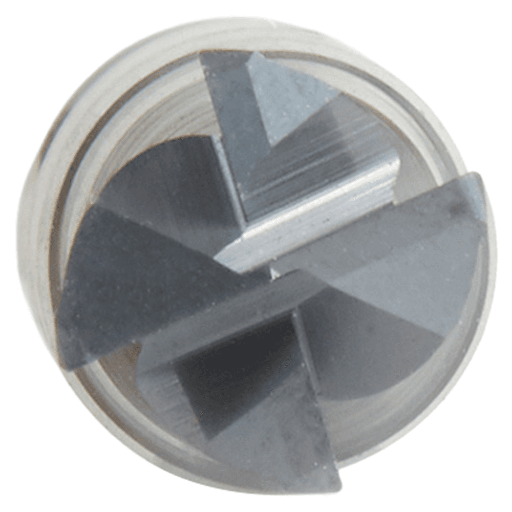 1/4" Dia x 5/8" CNC Variable Helix Spiral Router Bit, Corner Radius Bottom, 1/4" Shank x 0.015" Radius Solid Carbide AlTiN Coated Up-Cut End Mill Alt 4 - Image