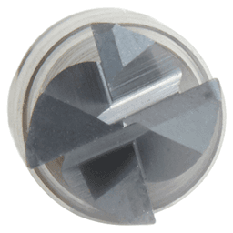 1/4" Dia x 5/8" CNC Variable Helix Spiral Router Bit, Corner Radius Bottom, 1/4" Shank x 0.015" Radius Solid Carbide AlTiN Coated Up-Cut End Mill Alt 4 - Image