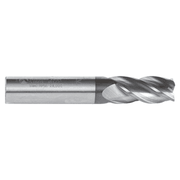 1/2" Dia x 1" CNC Variable Helix Spiral Router Bit, Corner Radius Bottom, 1/2" Shank x 0.030 Radius Solid Carbide AlTiN Coated Up-Cut End Mill Alt 2 - Image