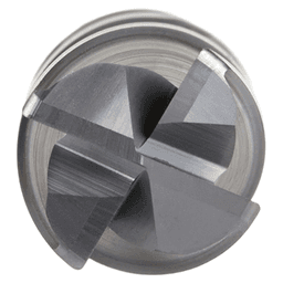 1/2" Dia x 1" CNC Variable Helix Spiral Router Bit, Corner Radius Bottom, 1/2" Shank x 0.030 Radius Solid Carbide AlTiN Coated Up-Cut End Mill Alt 3 - Image