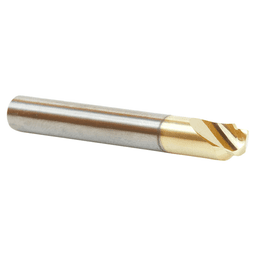 3/16" Dia x 3/32" Solid Carbide Aluminum Cutting Chamfer Edge Router Bit, 1/4" Shank ZrN Coated Up-Cut End Mill Alt 2 - Image