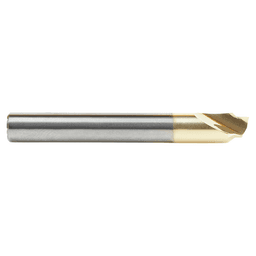 3/16" Dia x 3/32" Solid Carbide Aluminum Cutting Chamfer Edge Router Bit, 1/4" Shank ZrN Coated Up-Cut End Mill Alt 3 - Image
