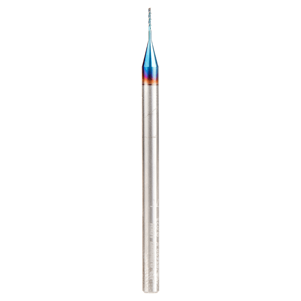 0.023" x 2 Up-Cut Spektra Extreme Tool Life Coated Spiral Plunge Bit, 3-Flute, 1/8" Shank Alt 1 - Image