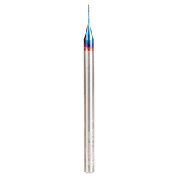 0.023" x 2 Up-Cut Spektra Extreme Tool Life Coated Spiral Plunge Bit, 3-Flute, 1/8" Shank Alt 1 - Image