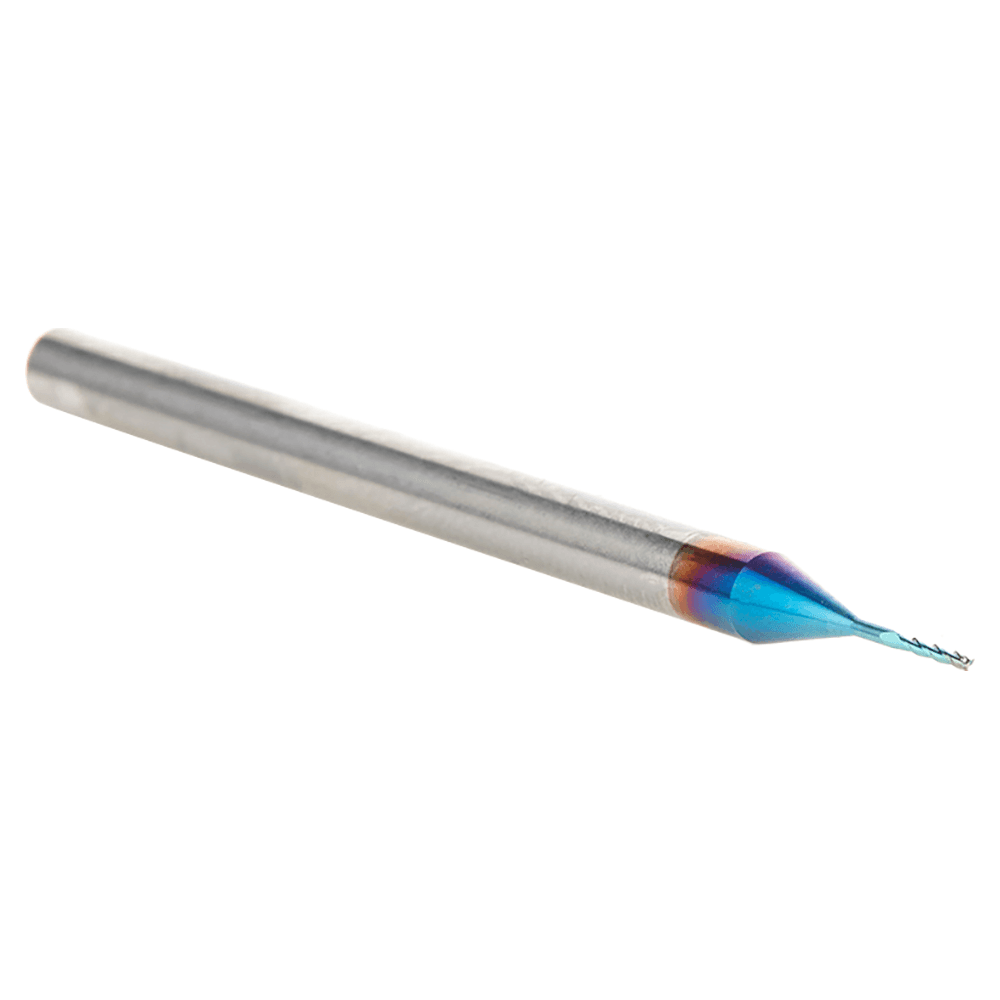 0.023" x 2 Up-Cut Spektra Extreme Tool Life Coated Spiral Plunge Bit, 3-Flute, 1/8" Shank Alt 3 - Image