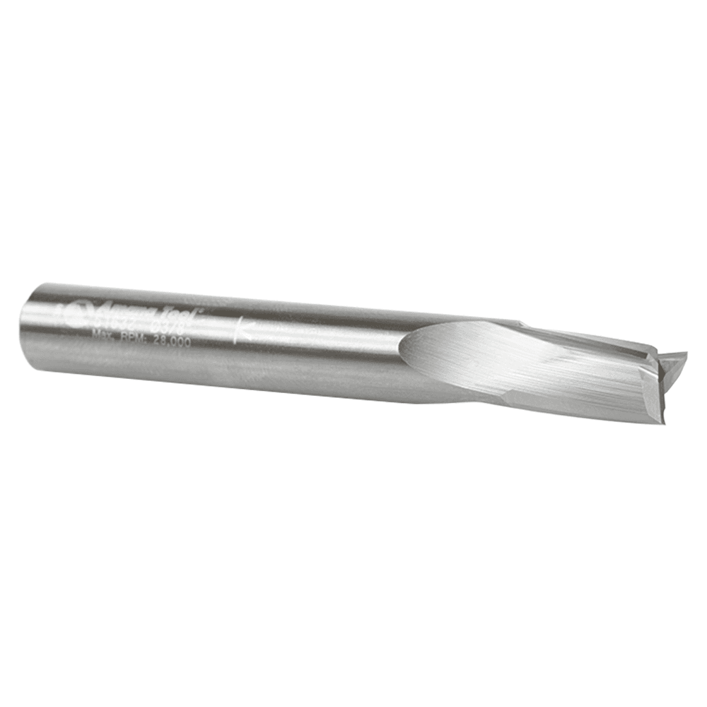 3/8" Dia x 5/8" Solid Carbide Spiral Finisher Router Bit, 3/8" Shank Up-Cut Alt 3 - Image
