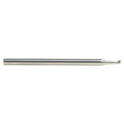 2mm Dia x 6mm Metric Solid Carbide CNC Spiral 'O' Single Flute, Plastic Cutting, 3mm Shank, 50mm Long Up-Cut Router Bit Alt 3 - Image