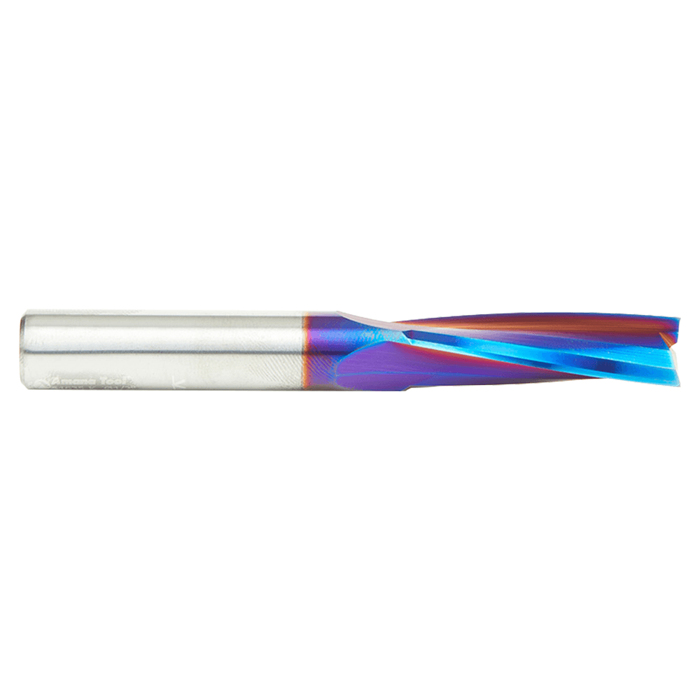 1/2" Dia x 1-5/8" Solid Carbide Spektra Extreme Tool Life Coated Spiral Finisher Router Bit, 1/2" Shank Up-Cut Alt 2 - Image