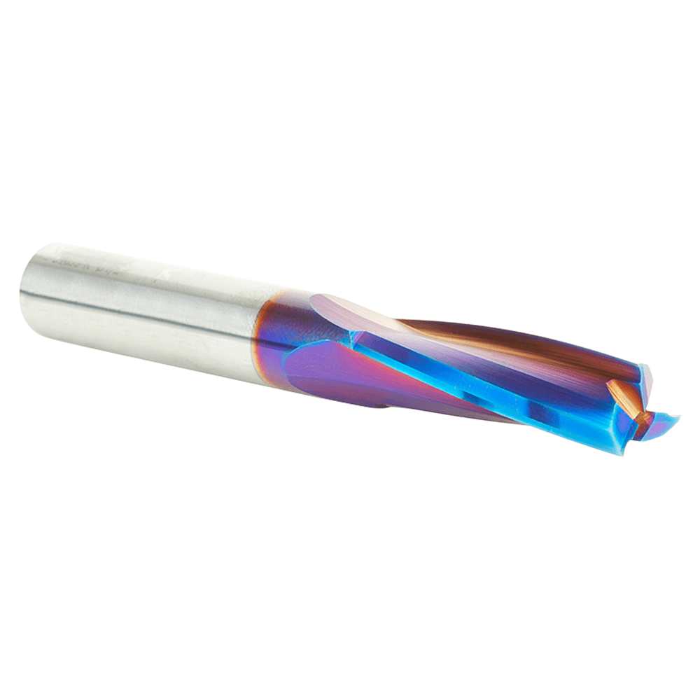 1/2" Dia x 1-5/8" Solid Carbide Spektra Extreme Tool Life Coated Spiral Finisher Router Bit, 1/2" Shank Up-Cut Alt 3 - Image
