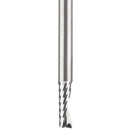 4mm Dia x 12mm Metric Solid Carbide CNC Spiral 'O' Single Flute, Plastic Cutting, 4mm Shank, 64mm Long Up-Cut Router Bit Alt 2 - Image