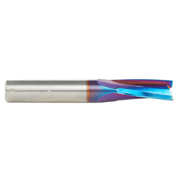 1/2" Dia x 1-1/8" Solid Carbide Spektra Extreme Tool Life Coated Spiral Finisher Router Bit, 1/2" Shank Up-Cut Alt 2 - Image