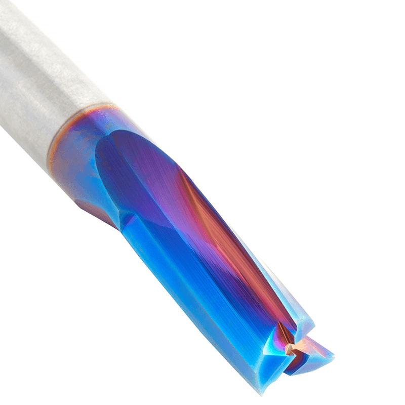 1/2" Dia x 1-1/8" Solid Carbide Spektra Extreme Tool Life Coated Spiral Finisher Router Bit, 1/2" Shank Up-Cut Alt 5 - Image