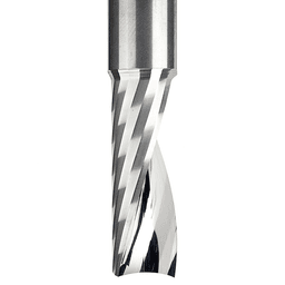 1/2" Dia x 1-3/8" Solid Carbide CNC Spiral 'O' Single Flute, Aluminum Cutting, 1/2" Shank, 3-1/2" Long Up-Cut Router Bit Alt 1 - Image