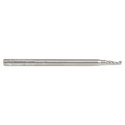 3/32" Dia x 1/4" Solid Carbide CNC Spiral 'O' Single Flute, Plastic Cutting, 1/8" Shank, Up-Cut Design Router Bit Alt 2 - Image