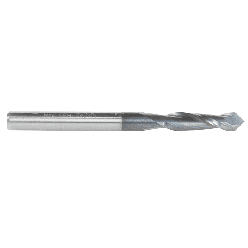 1/8" x 1-1/2" High Performance CNC 'V' Up-Cut Spiral Drill Router Bit/End Mill, 2-Flute, 1/8" Shank - Alt Image 1