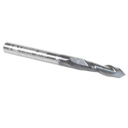 1/8" x 1-1/2" High Performance CNC 'V' Up-Cut Spiral Drill Router Bit/End Mill, 2-Flute, 1/8" Shank - Alt Image 2