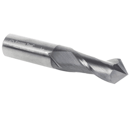7/16" x 2-1/2" High Performance CNC 'V' Up-Cut Spiral Drill Router Bit/End Mill, 2-Flute, 7/16" Shank - Alt Image 2