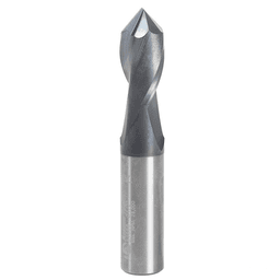 1/2" x 3" High Performance CNC 'V' Up-Cut Spiral Drill Router Bit/End Mill, 2-Flute, 1/2" Shank - Alt Image 1