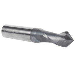 5/8" x 3-1/2" High Performance CNC 'V' Up-Cut Spiral Drill Router Bit/End Mill, 2-Flute, 5/8" Shank - Alt Image 2