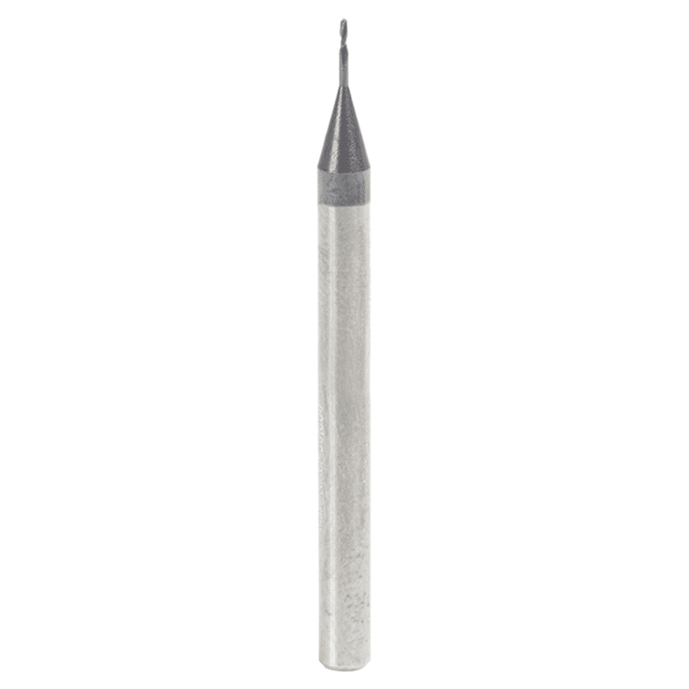 51662 0.020" AlTiN Coated CNC Steel Square Mini End Mill Bit, 2-Flute Alt 1 - Image